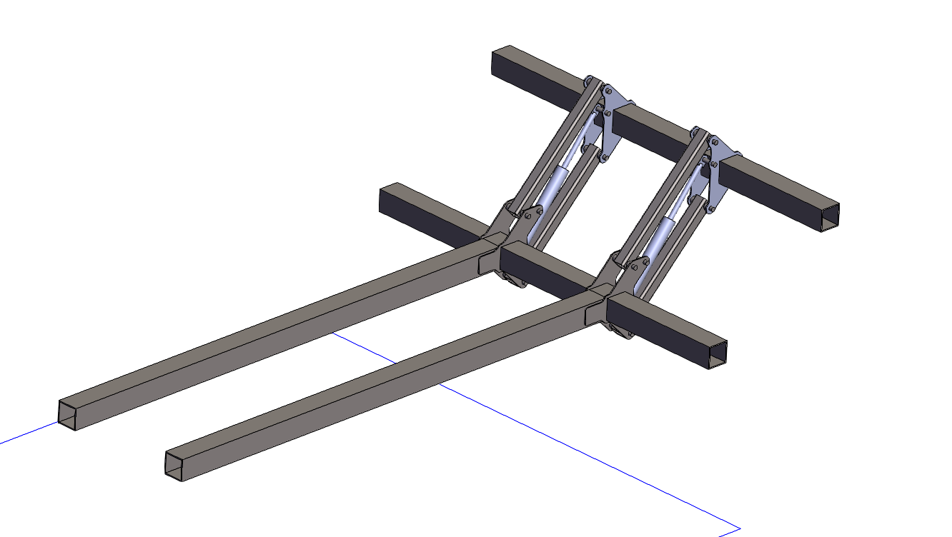 Motorcycle lift CAD model